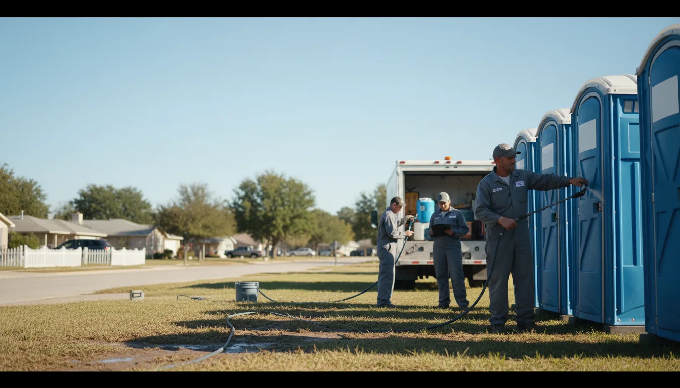 Long-Term Portable Toilet Rental in Irving, IL near me